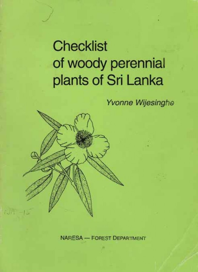 F - Checklist of Woody Perennial Plants of Sri Lanka